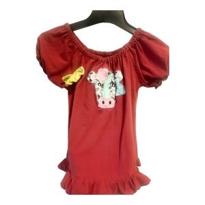 Little Girl’s Cow Top